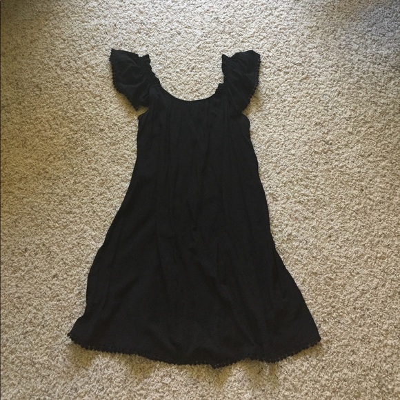 Forever 21 Adorable Black Off The Shoulder Dress Size Small - Picture 5 of 6
